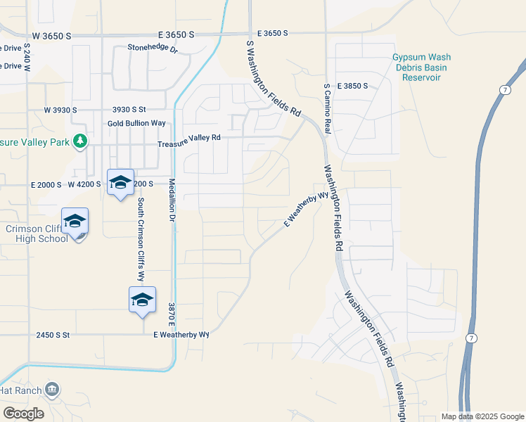 map of restaurants, bars, coffee shops, grocery stores, and more near 4234 Washington Fields Road in Washington