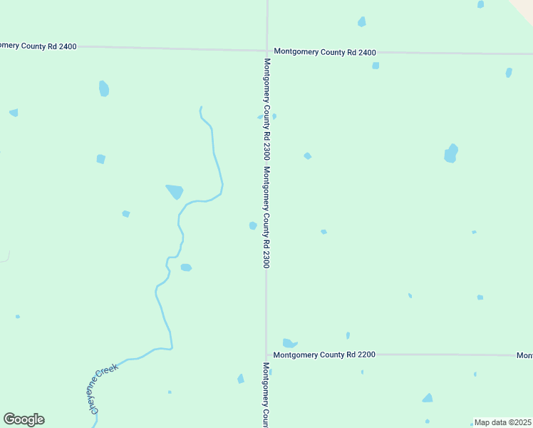 map of restaurants, bars, coffee shops, grocery stores, and more near Montgomery County Road 2300 in Tyro