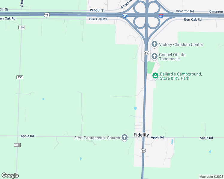 map of restaurants, bars, coffee shops, grocery stores, and more near 14005 Butterfly Lane in Carthage