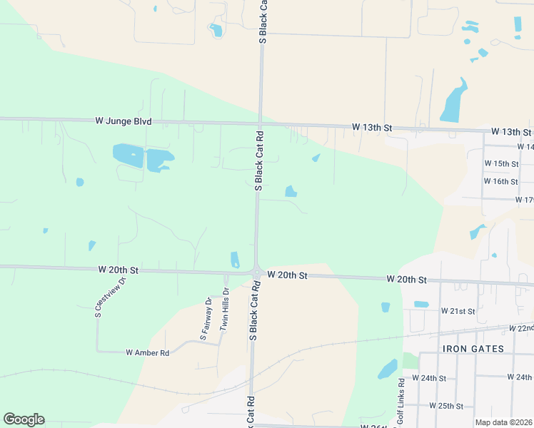 map of restaurants, bars, coffee shops, grocery stores, and more near 1722-2028 S Black Cat Rd in Joplin