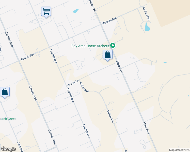map of restaurants, bars, coffee shops, grocery stores, and more near 2010 Jeanie Lane in Gilroy