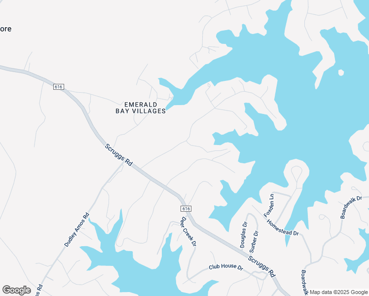 map of restaurants, bars, coffee shops, grocery stores, and more near Evening Shade Lane in North Shore