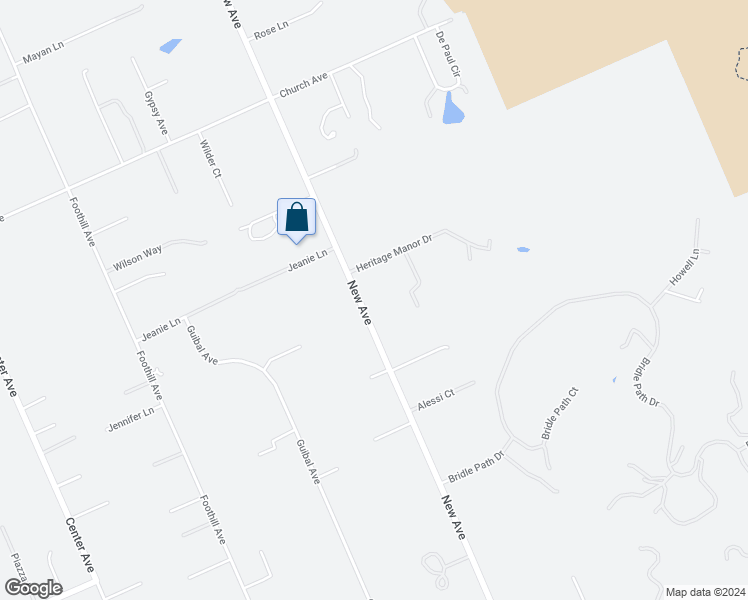 map of restaurants, bars, coffee shops, grocery stores, and more near 11450 New Avenue in Gilroy