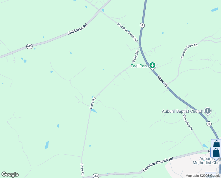 map of restaurants, bars, coffee shops, grocery stores, and more near 3548 Dairy Road in Christiansburg
