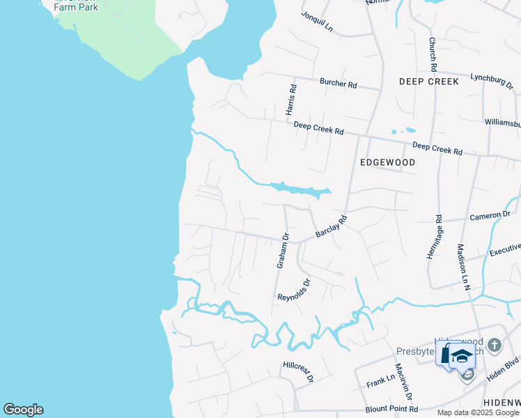 map of restaurants, bars, coffee shops, grocery stores, and more near 320 Dunnavant Lane in Newport News