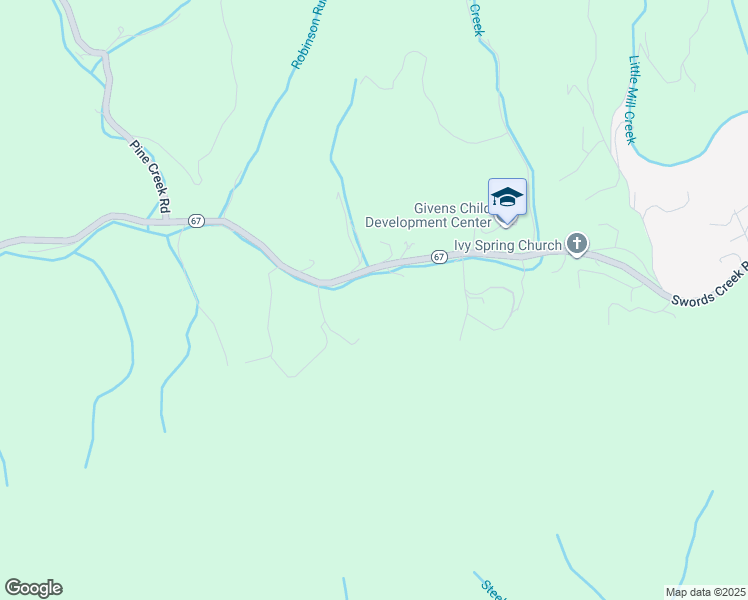 map of restaurants, bars, coffee shops, grocery stores, and more near in Swords Creek