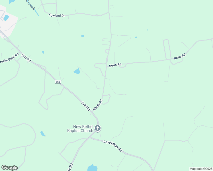 map of restaurants, bars, coffee shops, grocery stores, and more near 4008 Wards Road in Hurt