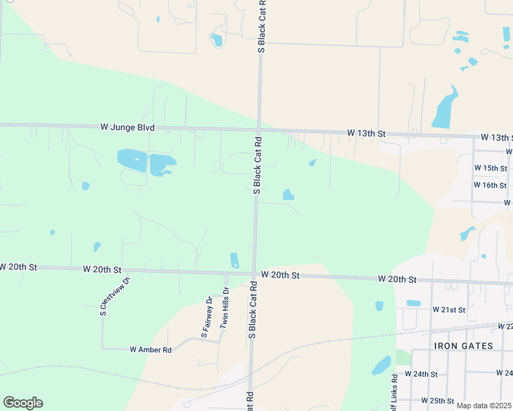 map of restaurants, bars, coffee shops, grocery stores, and more near 1722 S Black Cat Rd in Joplin