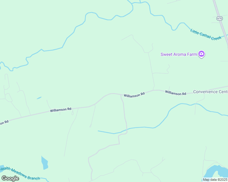 map of restaurants, bars, coffee shops, grocery stores, and more near 24024 Williamson Road in Dinwiddie