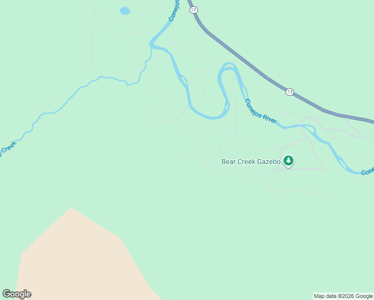 map of restaurants, bars, coffee shops, grocery stores, and more near 101 Bear Paw Court South in Antonito