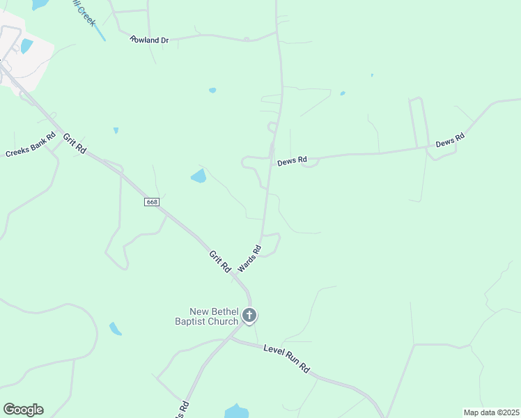 map of restaurants, bars, coffee shops, grocery stores, and more near 4061 Wards Road in Hurt