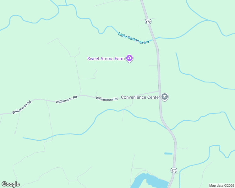 map of restaurants, bars, coffee shops, grocery stores, and more near 24706 Williamson Road in Dinwiddie