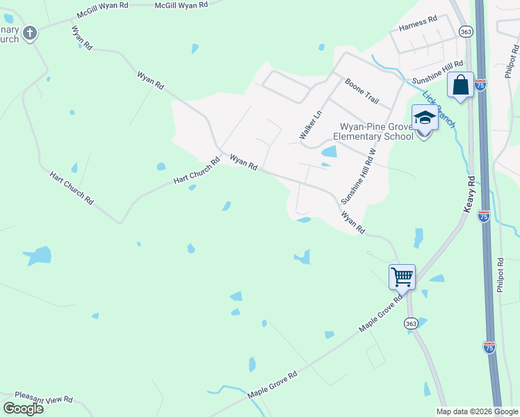map of restaurants, bars, coffee shops, grocery stores, and more near 945 Wyan Road in London
