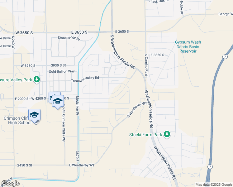 map of restaurants, bars, coffee shops, grocery stores, and more near 3961 Jackson Dr in Washington