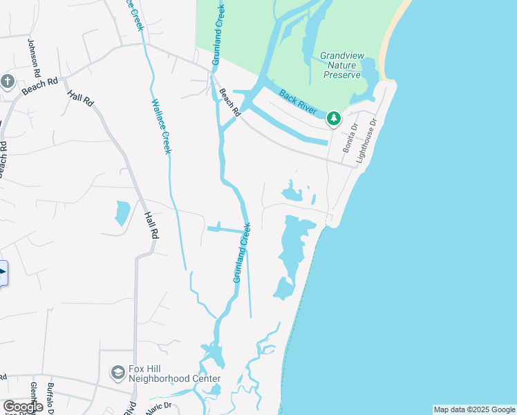 map of restaurants, bars, coffee shops, grocery stores, and more near 16 Knodishall Way in Hampton