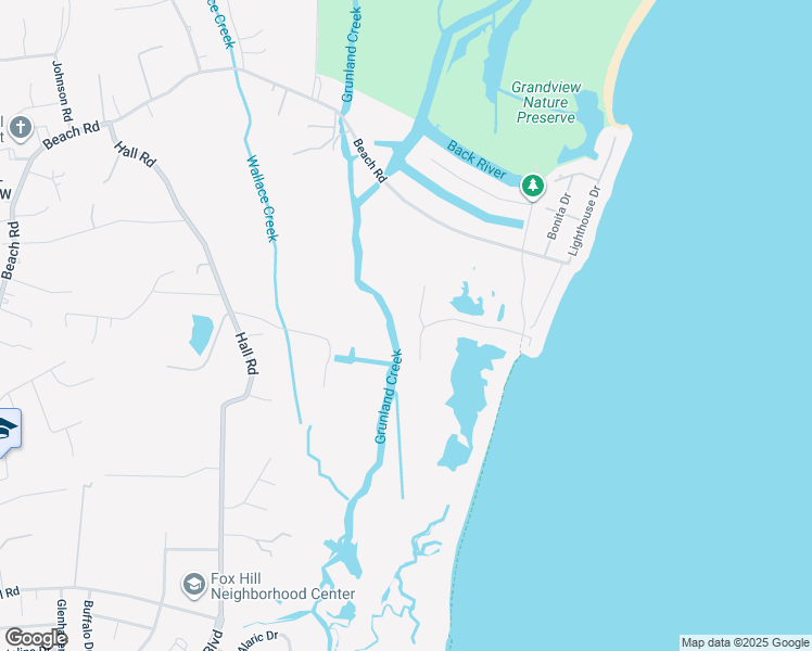 map of restaurants, bars, coffee shops, grocery stores, and more near 16 Knodishall Way in Hampton