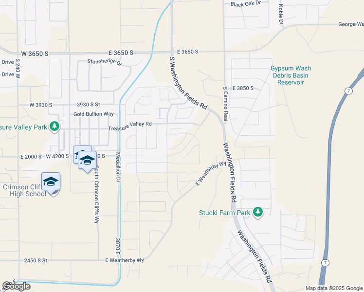 map of restaurants, bars, coffee shops, grocery stores, and more near 3961 Jackson Dr in Washington