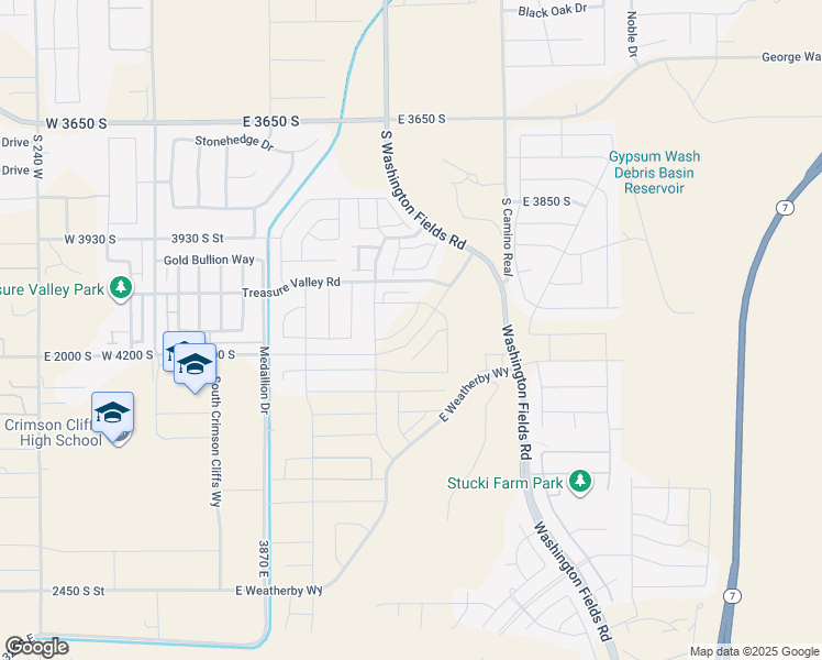 map of restaurants, bars, coffee shops, grocery stores, and more near 3961 Jackson Dr in Washington