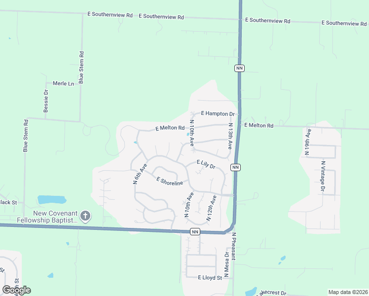 map of restaurants, bars, coffee shops, grocery stores, and more near 6009 North 9th Avenue in Ozark