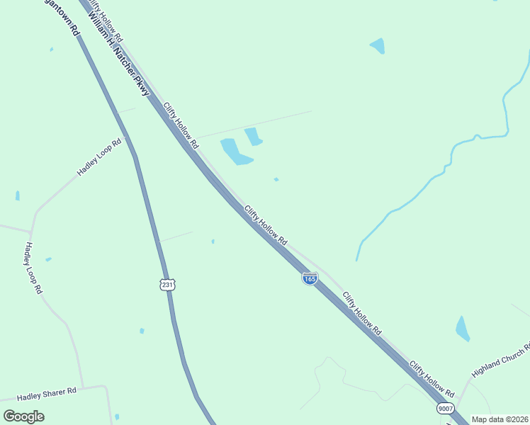 map of restaurants, bars, coffee shops, grocery stores, and more near 910 Clifty Hollow Road in Bowling Green