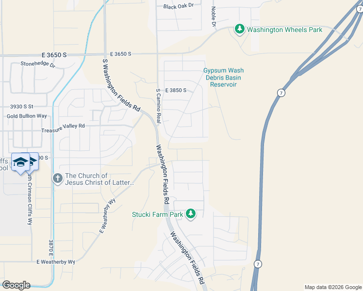 map of restaurants, bars, coffee shops, grocery stores, and more near 981 East 4155 South in Washington
