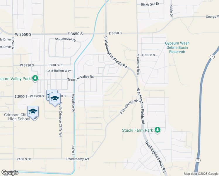 map of restaurants, bars, coffee shops, grocery stores, and more near 3961 Jackson Dr in Washington
