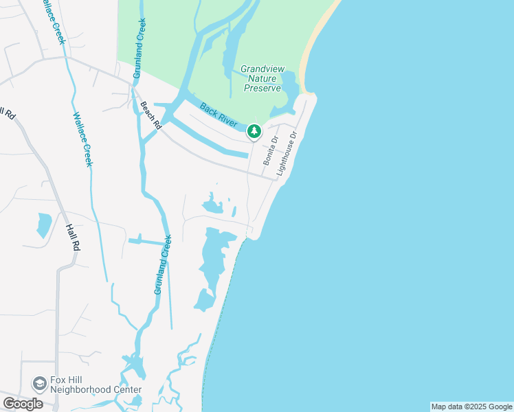 map of restaurants, bars, coffee shops, grocery stores, and more near 116 Grandview Drive in Hampton