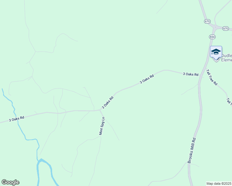 map of restaurants, bars, coffee shops, grocery stores, and more near 3 Oaks Road in Franklin County
