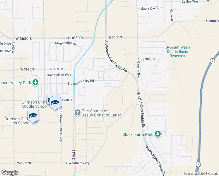 map of restaurants, bars, coffee shops, grocery stores, and more near 3961 Jackson Dr in Washington