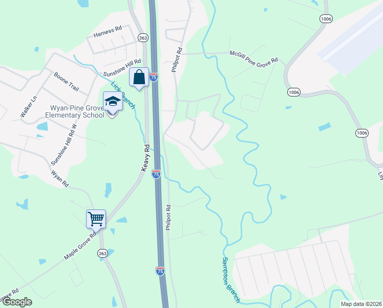 map of restaurants, bars, coffee shops, grocery stores, and more near 940 Philpot Road in London