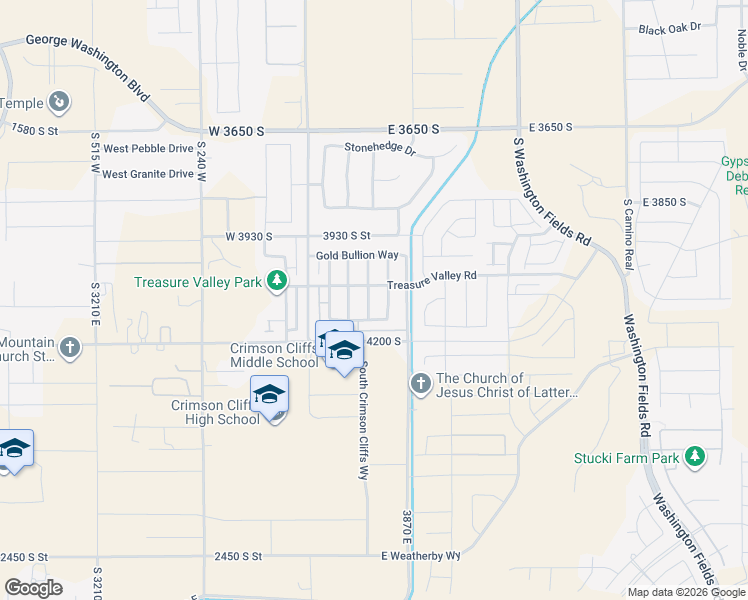 map of restaurants, bars, coffee shops, grocery stores, and more near 4104 Signature Way in Washington