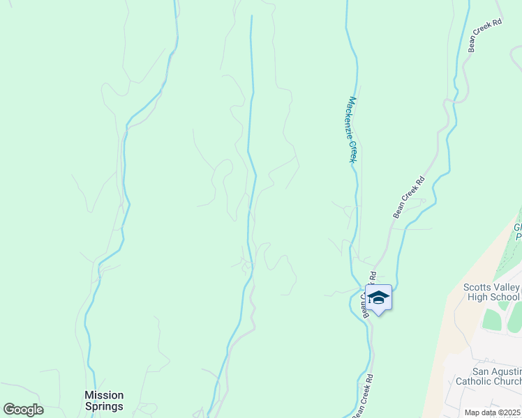 map of restaurants, bars, coffee shops, grocery stores, and more near 1600 Nelson Road in Scotts Valley