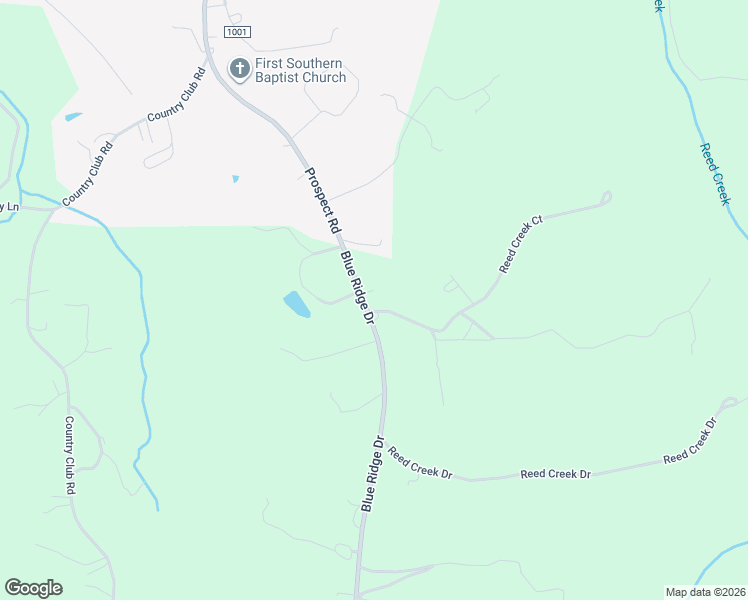 map of restaurants, bars, coffee shops, grocery stores, and more near 10596 Blue Ridge Drive in Hurt