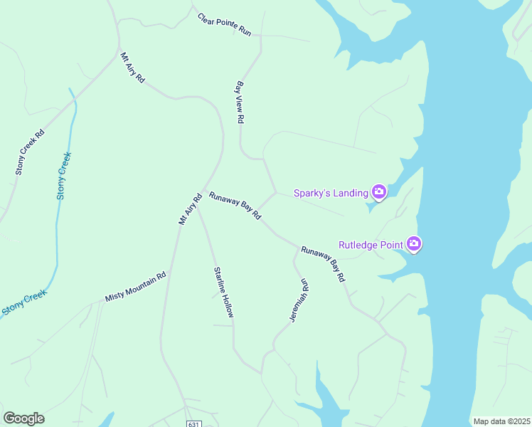 map of restaurants, bars, coffee shops, grocery stores, and more near 222 Runaway Bay Road in Lynch Station