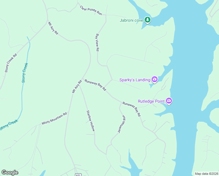 map of restaurants, bars, coffee shops, grocery stores, and more near Runaway Bay Road in LYNCH STATION