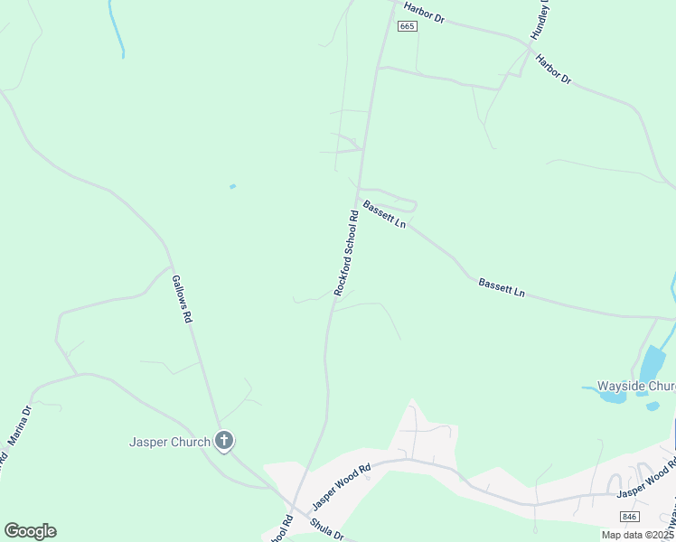 map of restaurants, bars, coffee shops, grocery stores, and more near 13741 Rockford School Road in Hurt