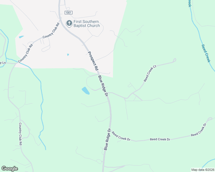 map of restaurants, bars, coffee shops, grocery stores, and more near 10596 Blue Ridge Drive in Hurt