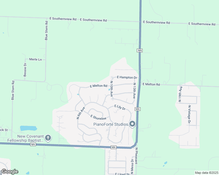 map of restaurants, bars, coffee shops, grocery stores, and more near 952 East Melton Road in Ozark