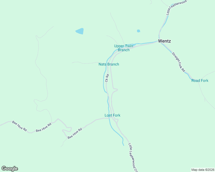 map of restaurants, bars, coffee shops, grocery stores, and more near 4576 Ck Road in Cornettsville