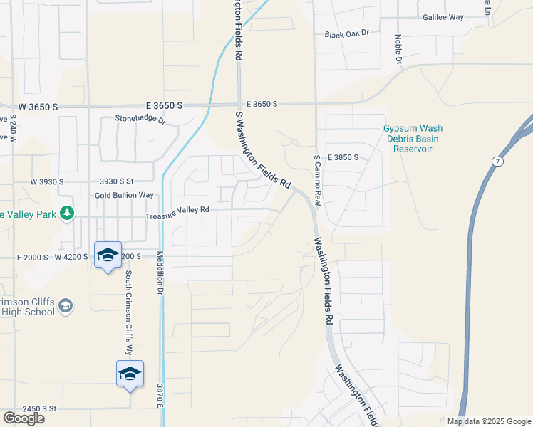 map of restaurants, bars, coffee shops, grocery stores, and more near Treasure Valley Road in Washington