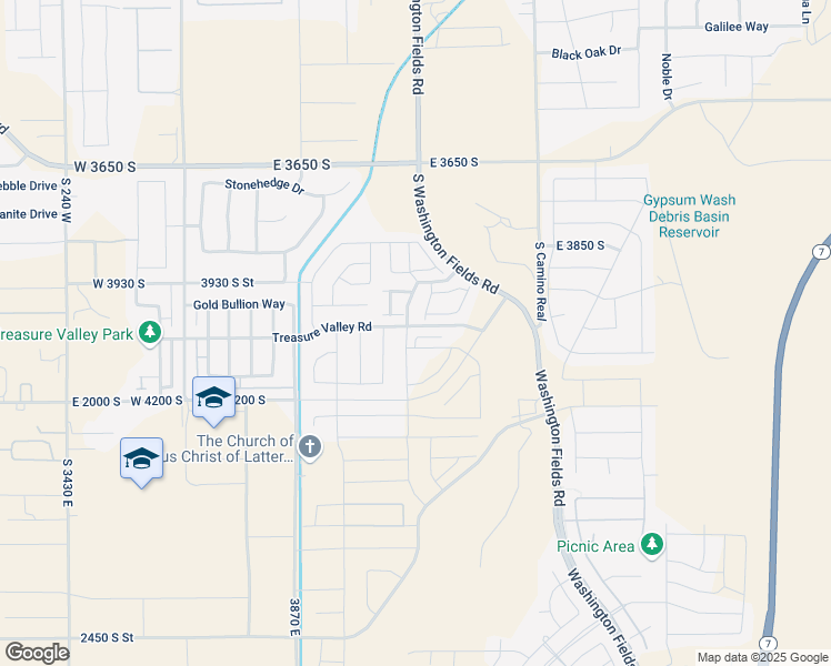 map of restaurants, bars, coffee shops, grocery stores, and more near 692 Raintree Lane in Washington