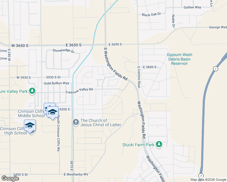 map of restaurants, bars, coffee shops, grocery stores, and more near 692 Raintree Lane in Washington