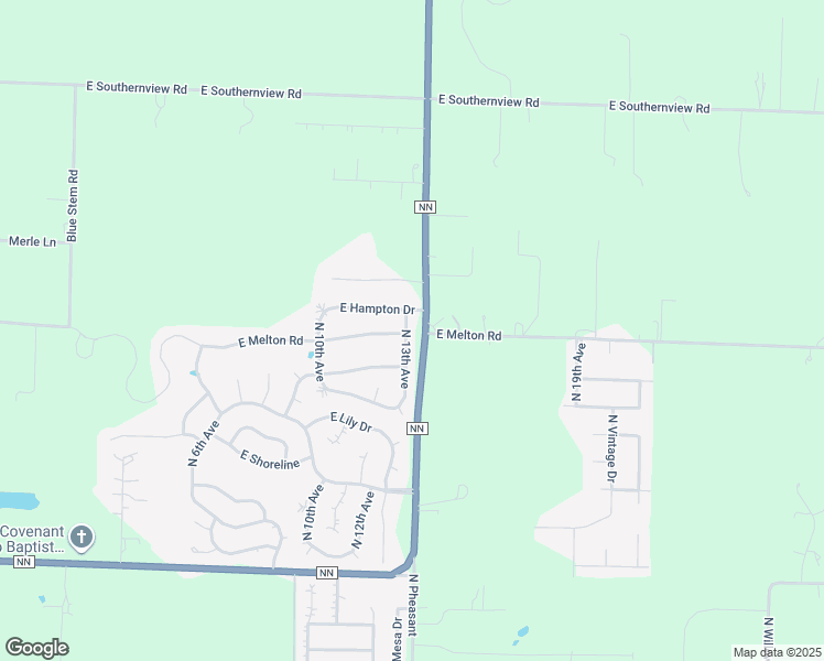 map of restaurants, bars, coffee shops, grocery stores, and more near 6204 North 13th Avenue in Ozark