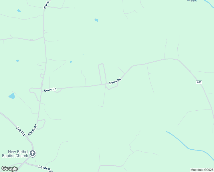 map of restaurants, bars, coffee shops, grocery stores, and more near 6629 Dews Road in Hurt