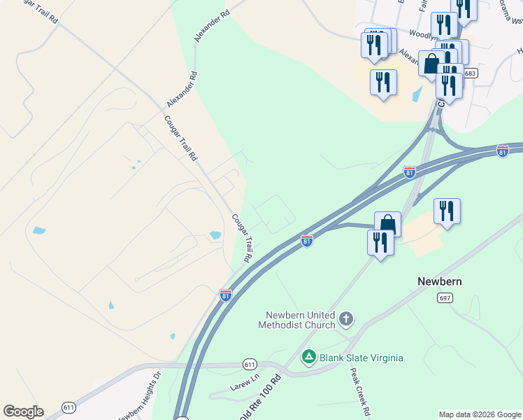map of restaurants, bars, coffee shops, grocery stores, and more near 5056 Southern Drive in Dublin