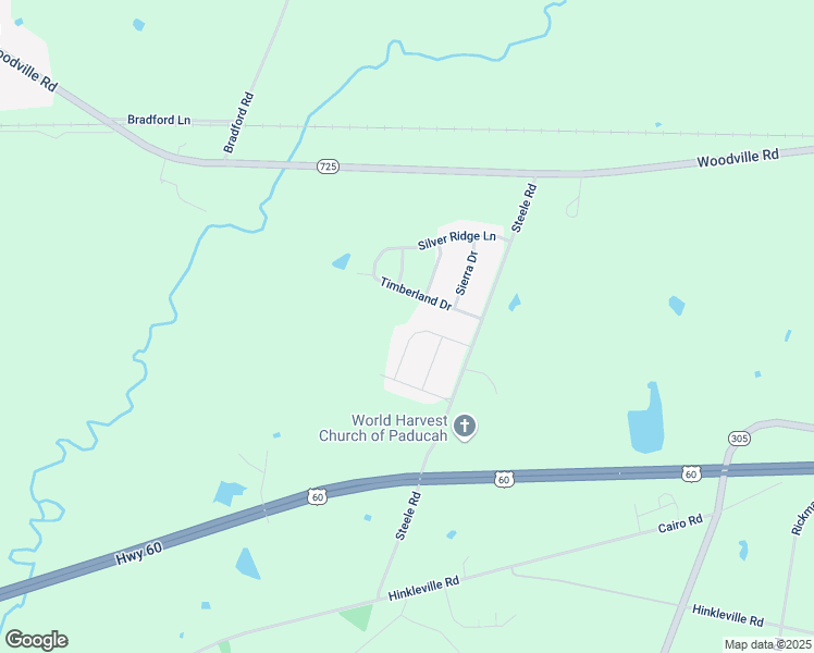 map of restaurants, bars, coffee shops, grocery stores, and more near 3400 Blue Ridge Dr in McCracken