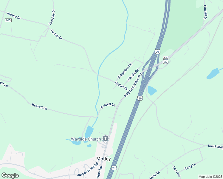 map of restaurants, bars, coffee shops, grocery stores, and more near 205 Harbor Drive in Hurt