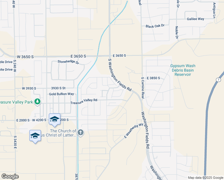 map of restaurants, bars, coffee shops, grocery stores, and more near 692 Raintree Lane in Washington