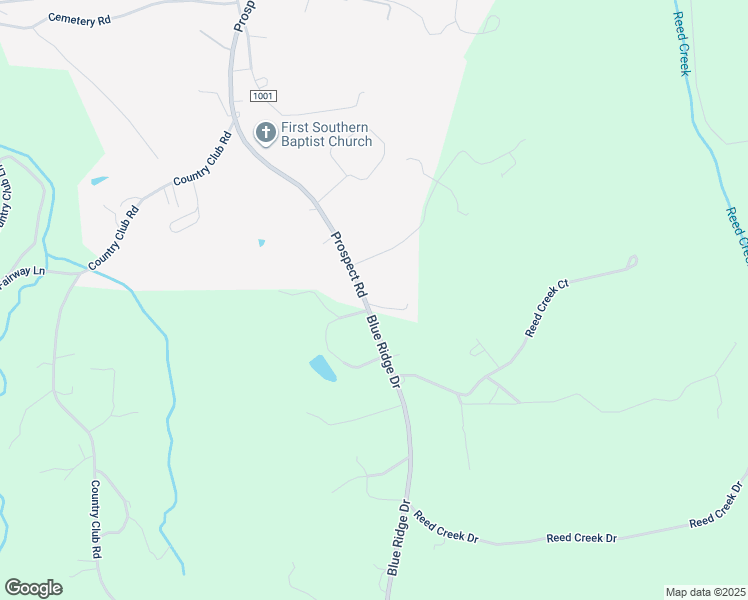 map of restaurants, bars, coffee shops, grocery stores, and more near 906 Prospect Road in Hurt