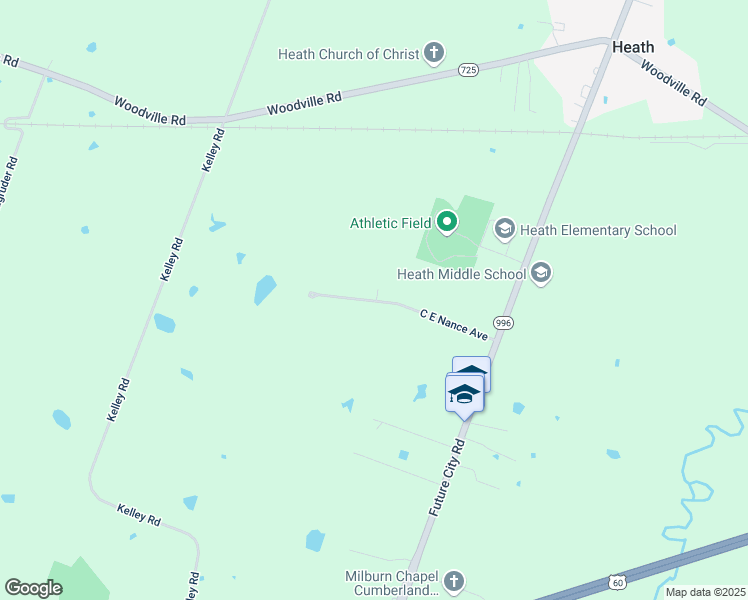 map of restaurants, bars, coffee shops, grocery stores, and more near 9625 Wedel Lane in West Paducah
